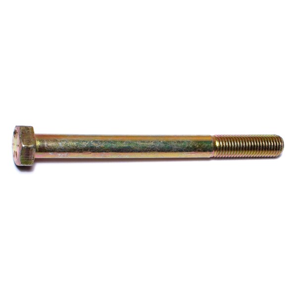 Midwest Fastener Grade 8, 5/16"-24 Hex Head Cap Screw, Zinc Yellow Steel, 3-1/2 in L, 25 PK 00850 - main